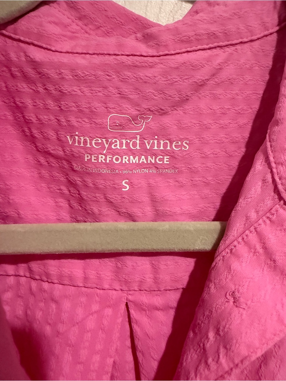 Vineyard Vines Bright Pink Sleeveless Polo Dress - Picture 2 of 3